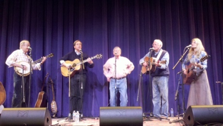 Bloomsbury performing at the Pinecone fundraiser event